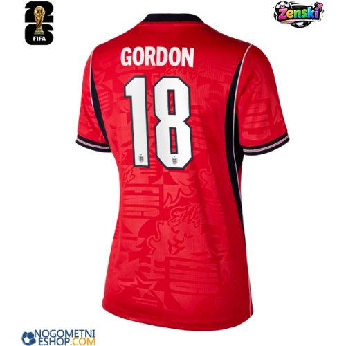 Ženski Nogometni dresi Anglija Anthony Gordon #18 Gostujoči SP 2026 Kratek Rokav